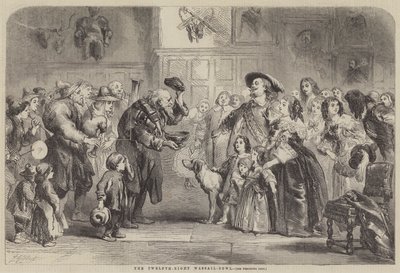 El bol de wassail de la duodécima noche de John Gilbert